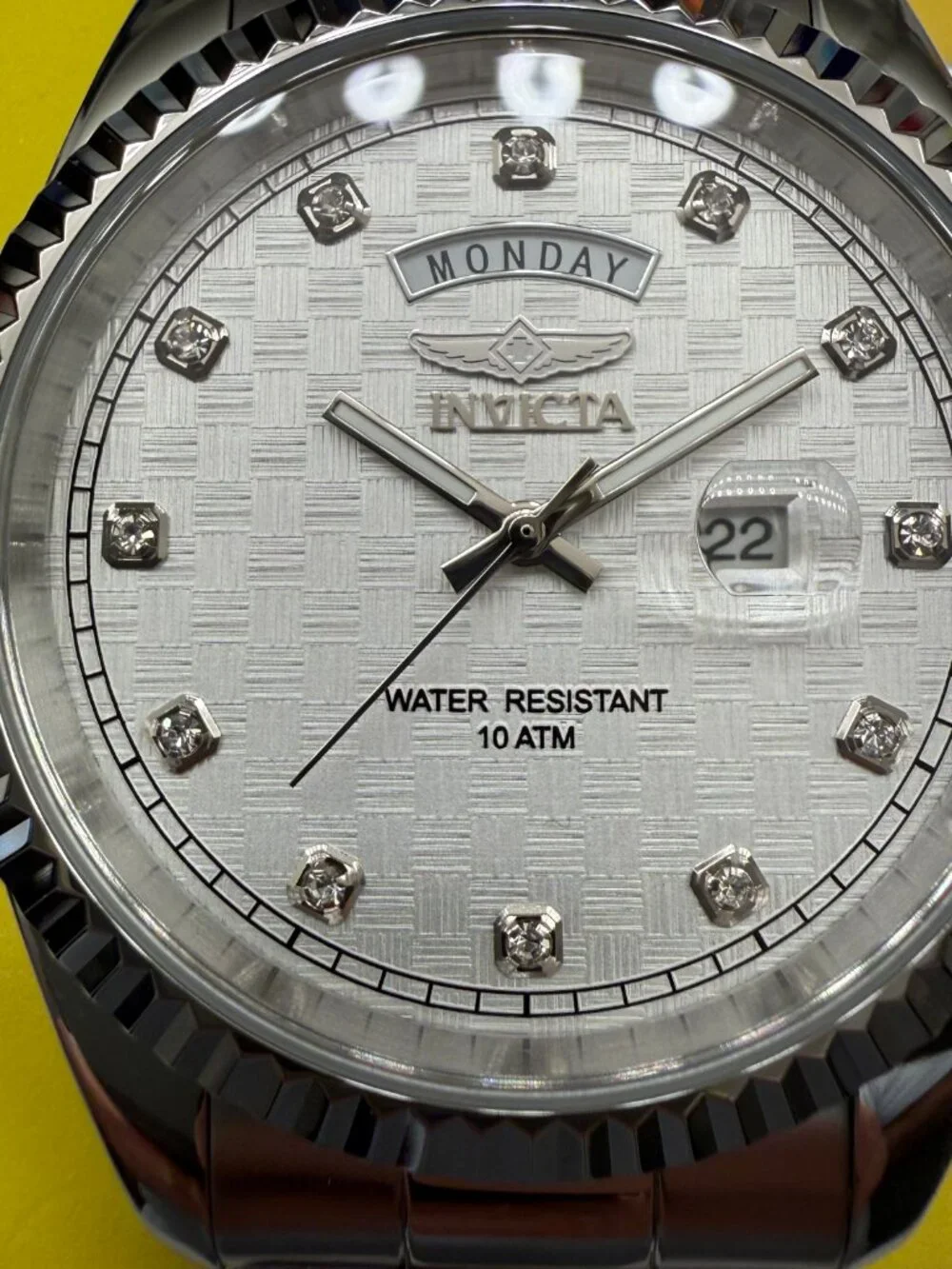 $249 Invicta Specialty Striad Command Men Steel White 43mm Qurtz Watch 51045 NIB